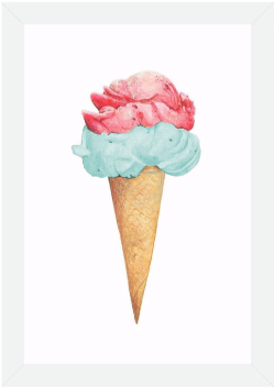 #99 90377 - Moldura Personalizada - 1210 41 - Impressão - Ice Cream Cone (470x409), Png Download