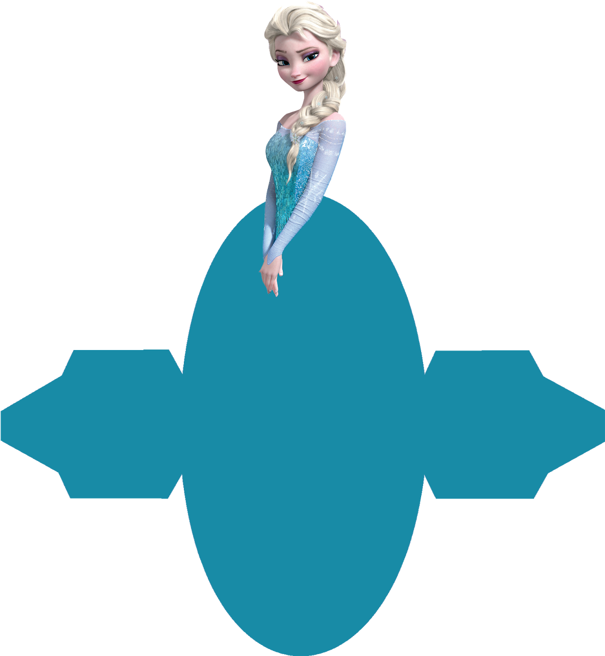 Passatempo Da Ana - Bermuda Shorts Graphics Frozen Elsa Wall Decal, Bedroom, (1266x1600), Png Download