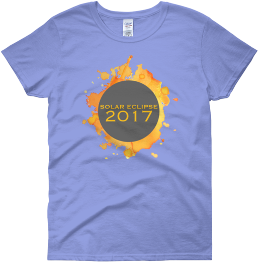 2017 Solar Eclipse Watercolor Burst - Dwight Schrute On A T Shirt (600x600), Png Download