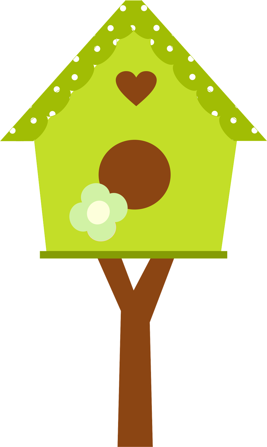 Dragones - Bird House Clipart (900x1507), Png Download