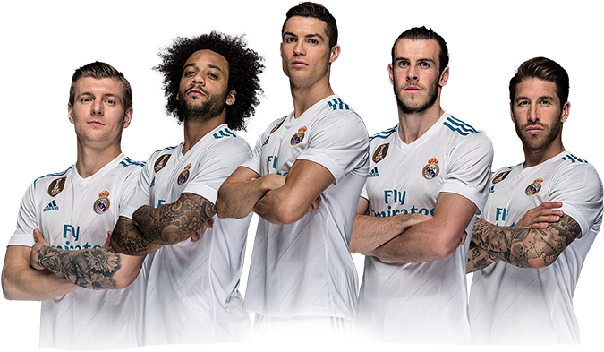 Real Madrid Team Png (681x468), Png Download