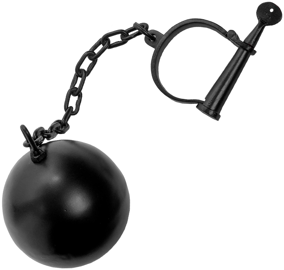 Ball And Chain Ball And Chain Png Full Size Png Download Seekpng