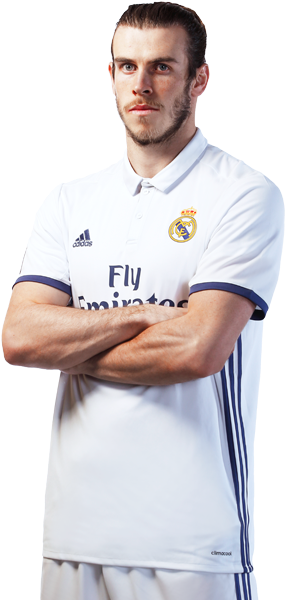 “real Madrid New Kit 2016/17 - Bale Real Madrid 2017 (500x591), Png Download