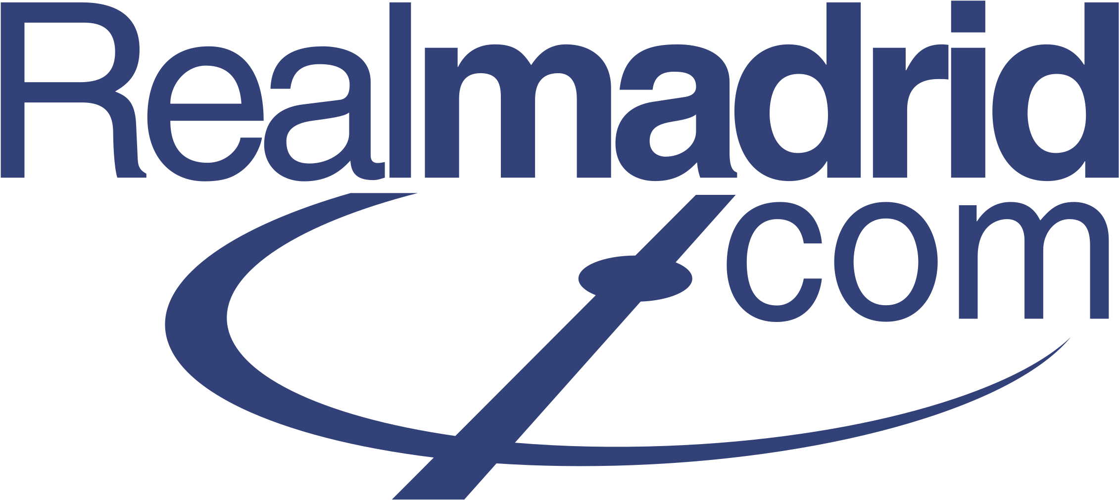 Real Madrid Com Logo Png Transparent - Real Madrid C.f. (2400x2400), Png Download