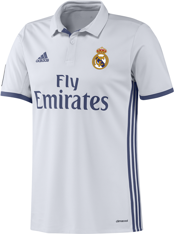 Real Madrid T-shirt - Real Madrid Football Kit (1000x1000), Png Download