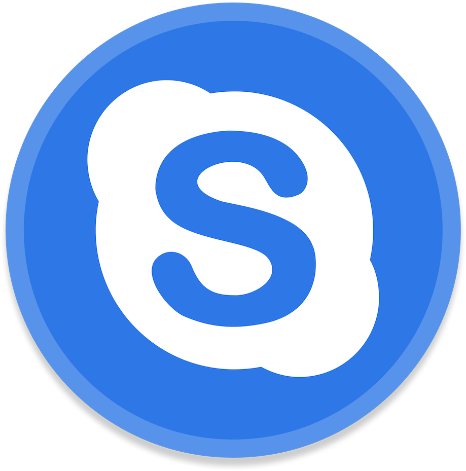 Skype Icon (1024x1024), Png Download