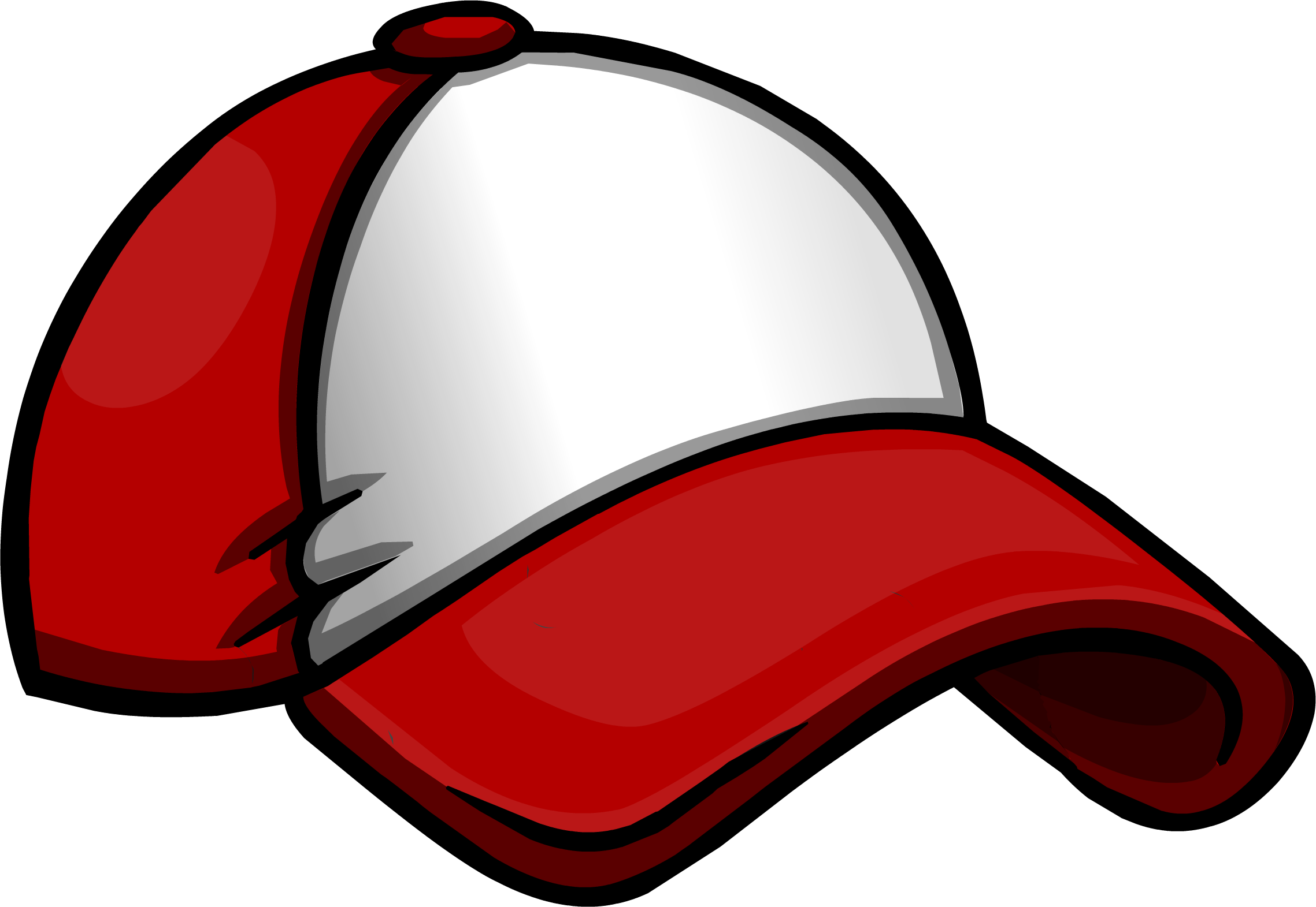 New Player Red Baseball Hat Icon - Cartoon Image Ball Cap (2277x1571), Png Download