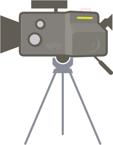 Donut's Camera With Tripod - Wiki (368x479), Png Download