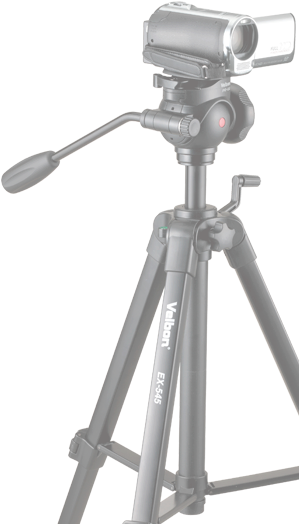 Video-image1 - Velbon Videomate 538 Tripod (300x550), Png Download