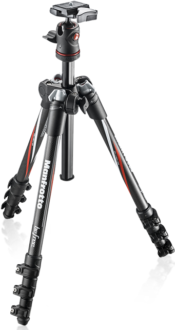 Tripod - Manfrotto Mkbfrc4-bh Befree Carbon + Ball Head Tripod (652x642), Png Download