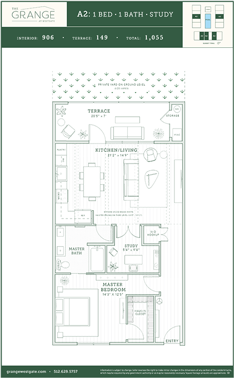 Grange A2floorplan Clear - Portable Network Graphics (500x773), Png Download