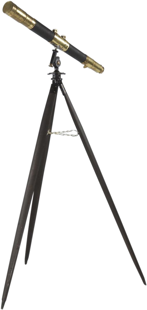 Tripod Telescopes Zoom Lens Sculpture Transprent Png - Telescope (1008x1008), Png Download