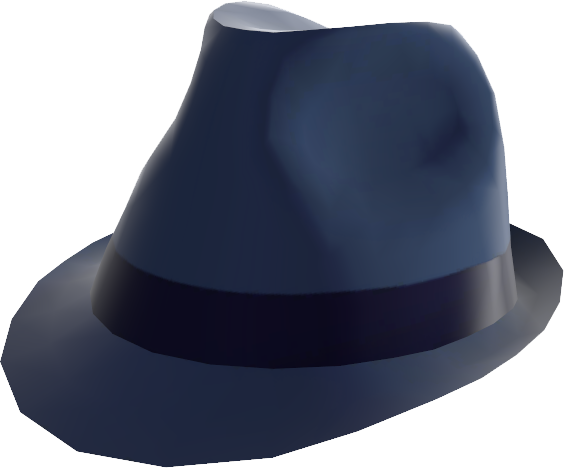 Fedora Png Image - Blue Fedora Png (564x468), Png Download