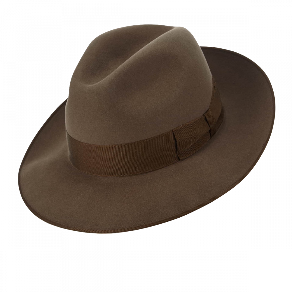 Khaki St James's Felt Fedora - Lock & Co. Hatters Khaki St James Felt Fedora (1160x1000), Png Download