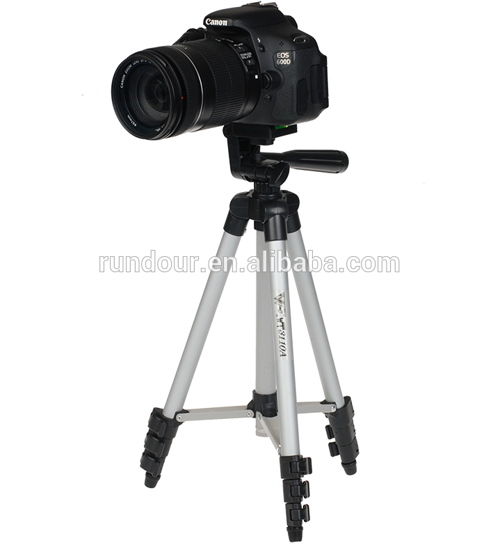 Weifeng Wt3110a High Quality Flexible Stand Tripod Cannon Camera On The Tripod Full Size Png Download Seekpng