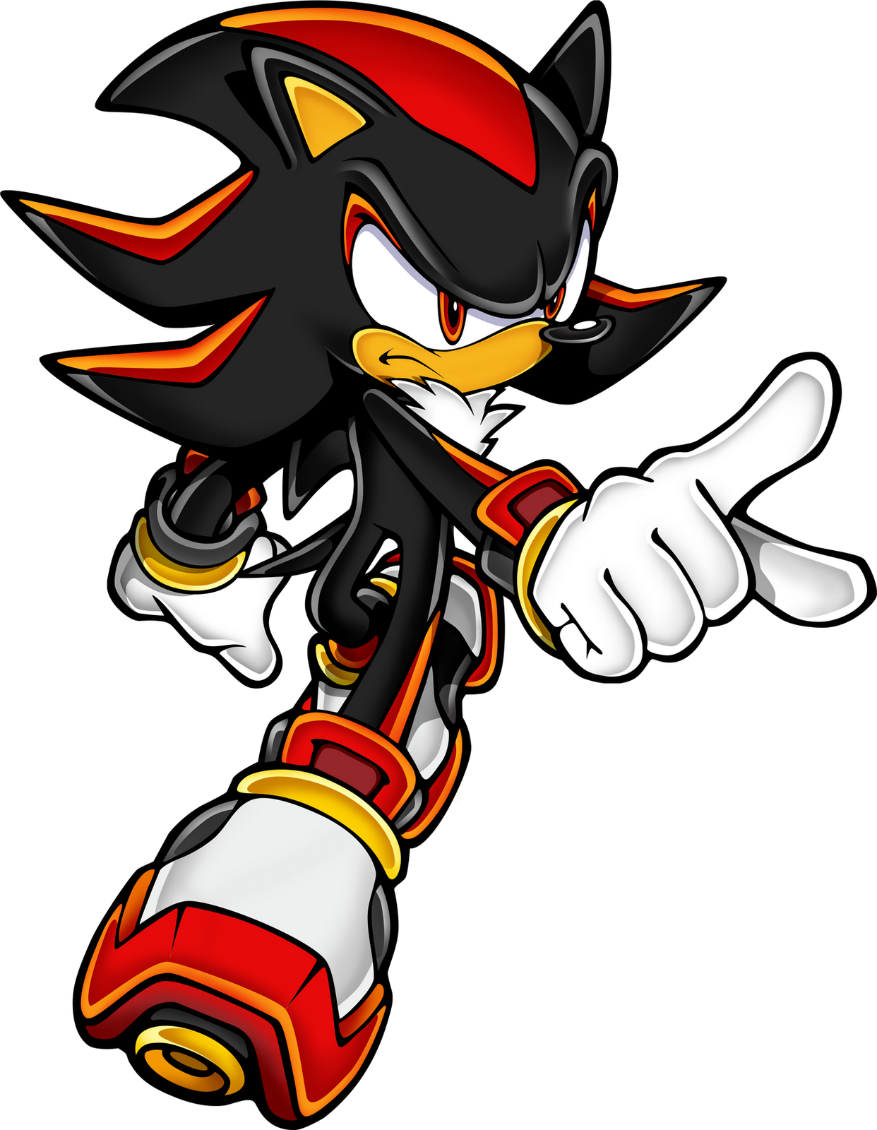 Sonic The Hedgehog Png - Sonic The Hedgehog Black (1242x1600), Png Download