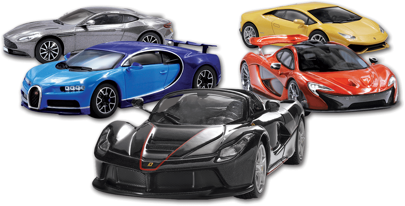 Collect Stunning Models Of The World's Greatest Supercars - Supercars Png (1300x662), Png Download