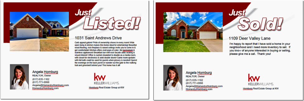 Angela's Latest Marketing Piece Purchases Just Listed/just - Flyer (1024x354), Png Download