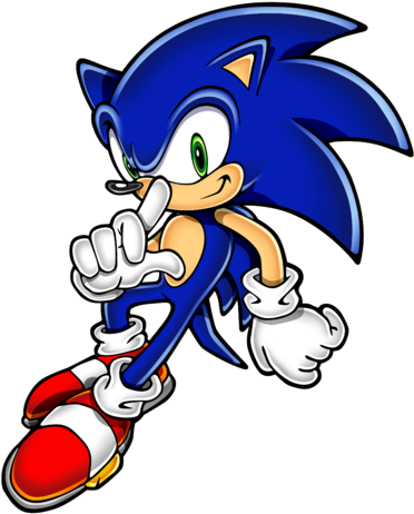 Smcplus Sonic - Sonic Mega Collection Artwork (407x479), Png Download