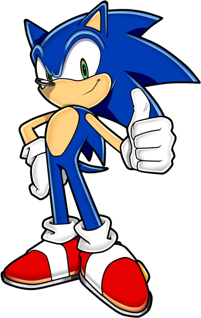 Sonic The Hedgehog - Sonic The Hedgehog Sonic Channel (718x1111), Png Download