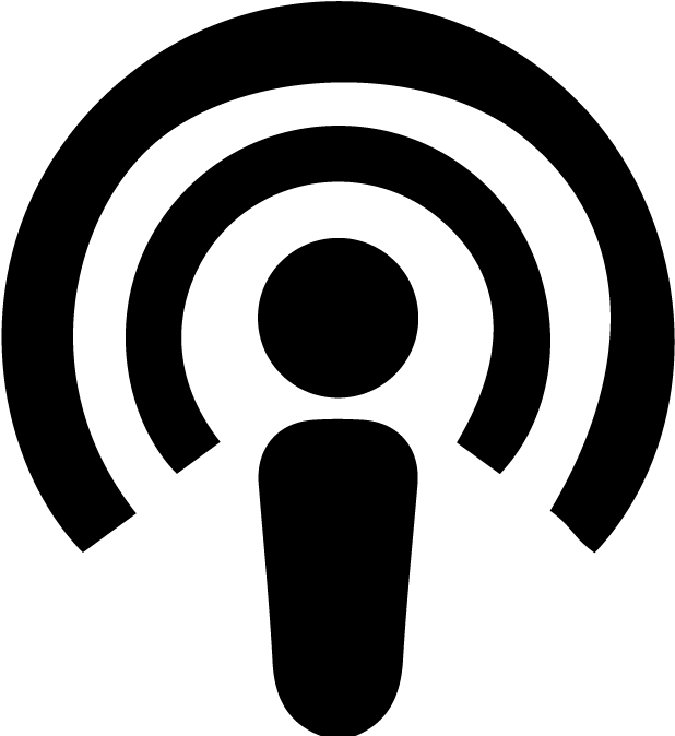 Podcast Icon - Podcast Icon Black And White (729x729), Png Download