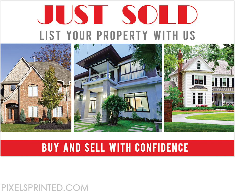 New Realtor Postcards Pixels Printed - Real Estate (1024x1024), Png Download