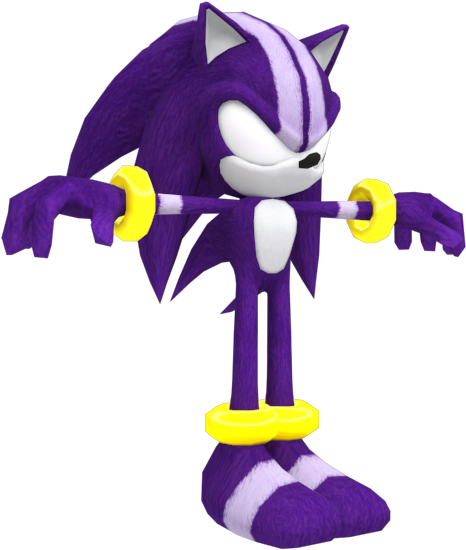 Download Zip Archive - Sonic And The Secret Rings Model (750x650), Png Download