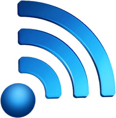 Blue Wireless Icon Png - Wireless Icon (380x388), Png Download