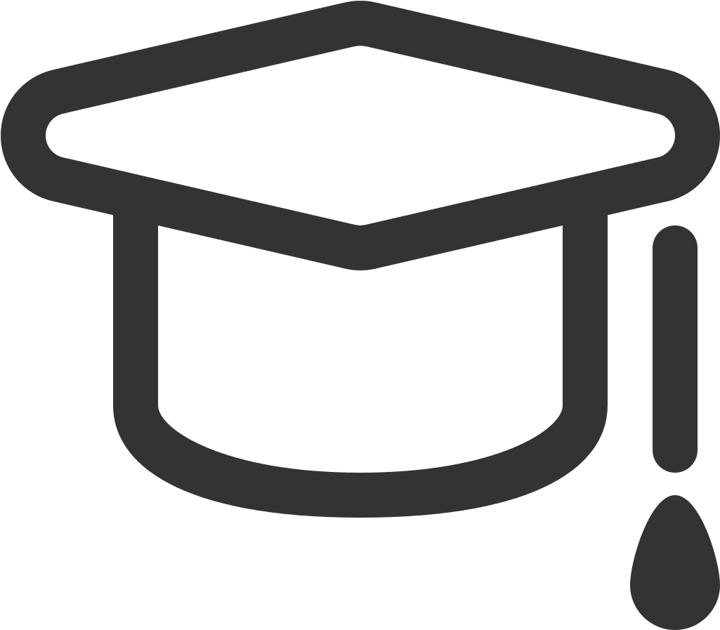 File - Linecons Graduation-cap - Svg - Study Icon (1024x1024), Png Download