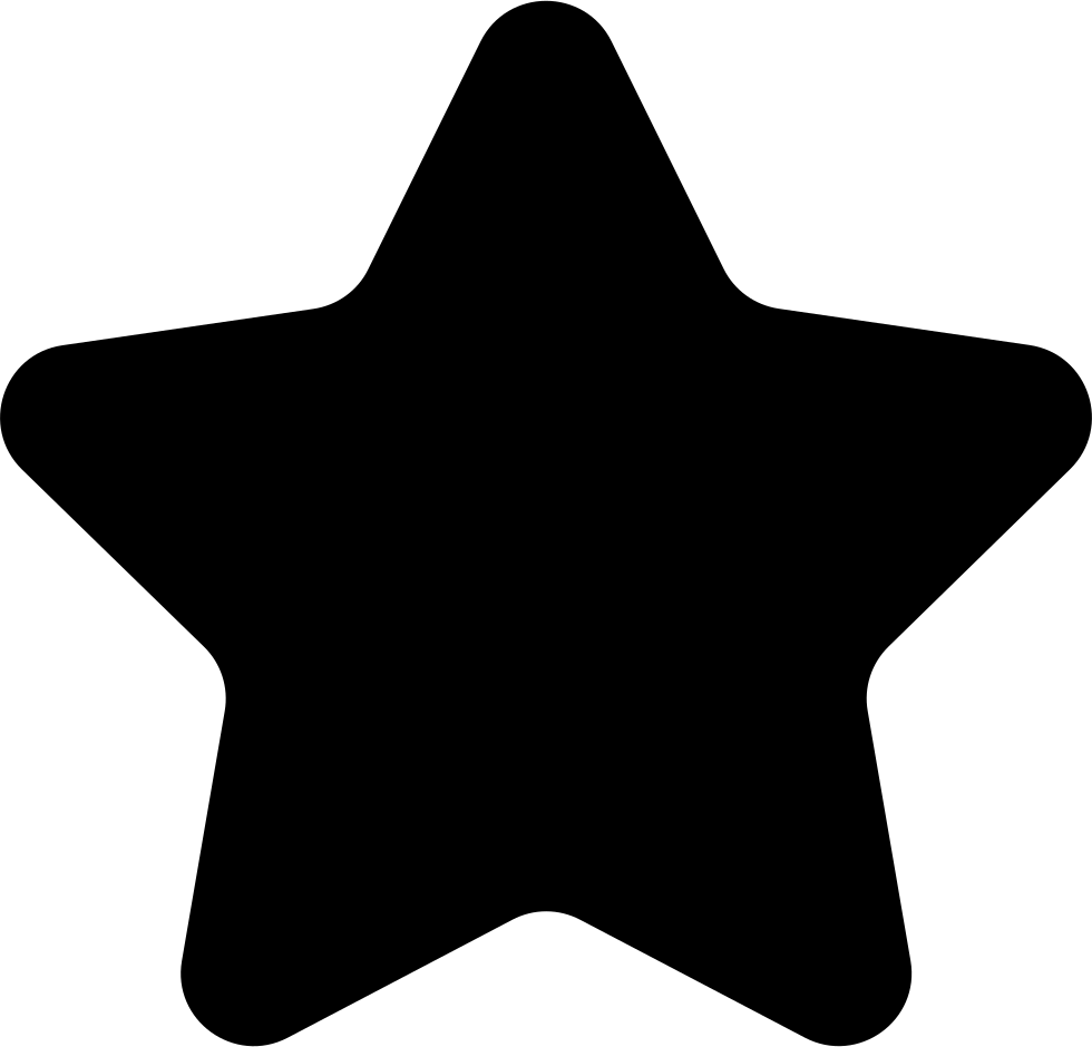 Dxm Star Review Comments - Rounded Star Svg (980x940), Png Download