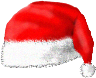 Drawn Santa Hat Invisible Background - Anime Santa Hat Transparent (400x400), Png Download