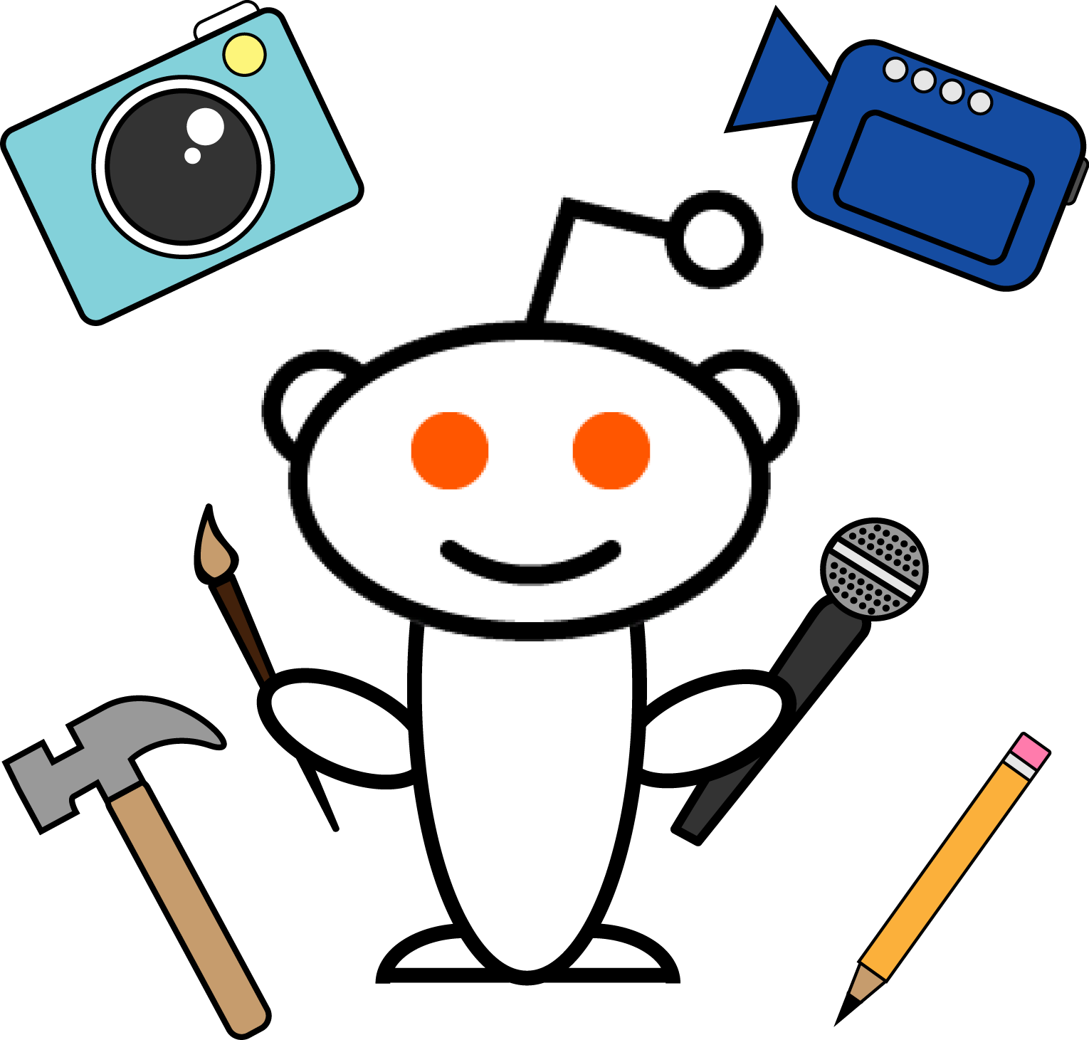 Reddit Icon - Reddit Snoo (1530x1461), Png Download