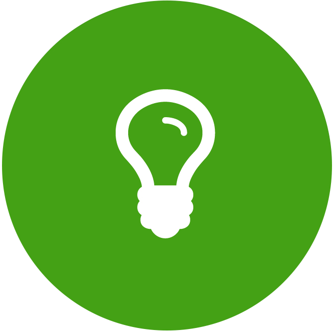 More Than Just Software - Light Bulb Icon Circle (665x665), Png Download