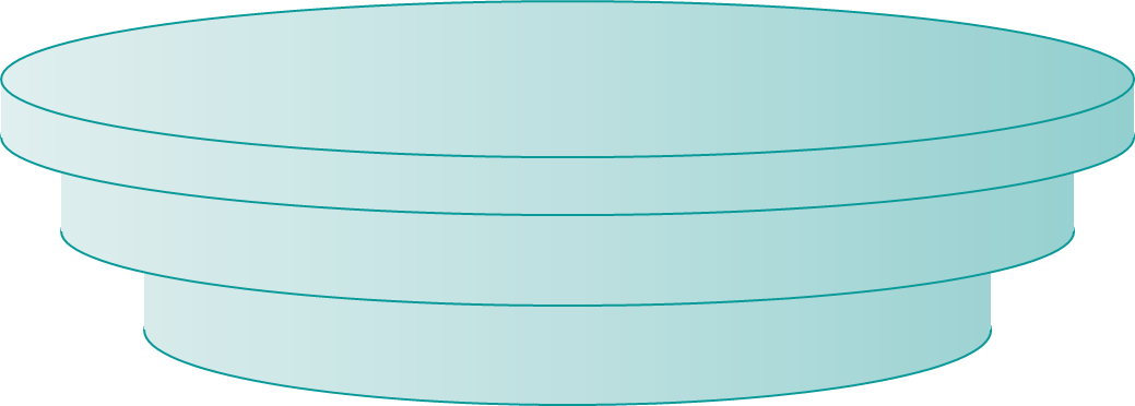 Pond Curves - Bowl (1039x372), Png Download