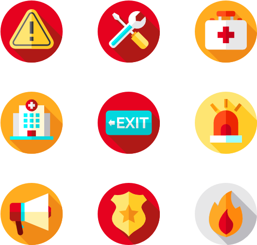 Emergencies 50 Icons - Alert Icon (600x564), Png Download