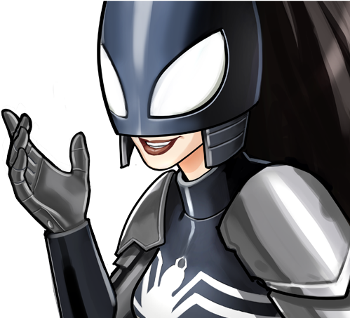 Spider-woman Medieval Icon - Spider-woman (508x452), Png Download