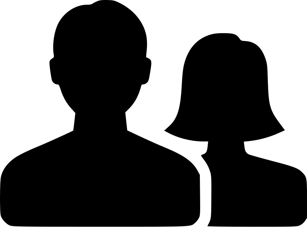 Png File - Man And Woman Icon Png (980x725), Png Download