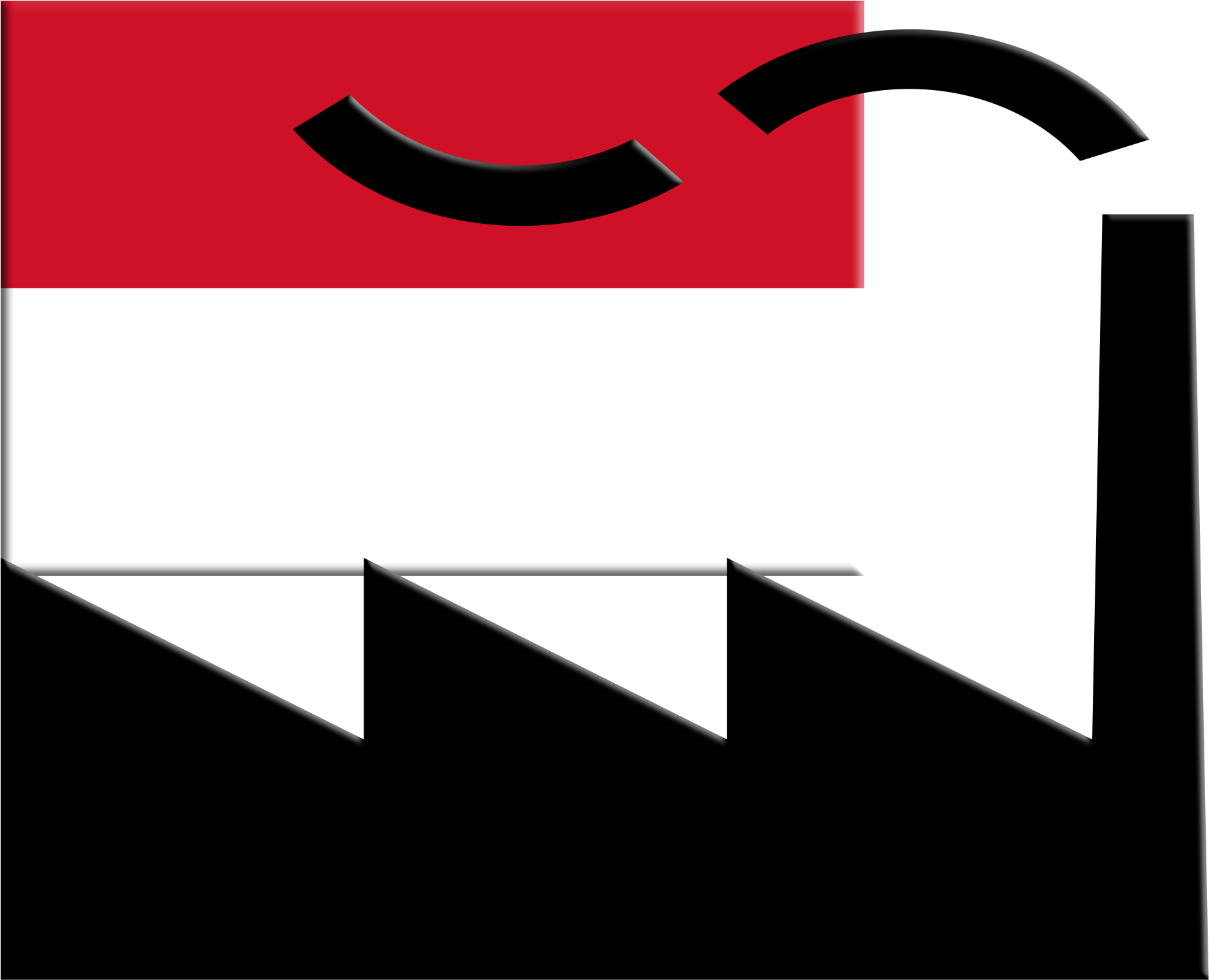 Factory Icon With Indonesian Flag - Share (2000x1745), Png Download