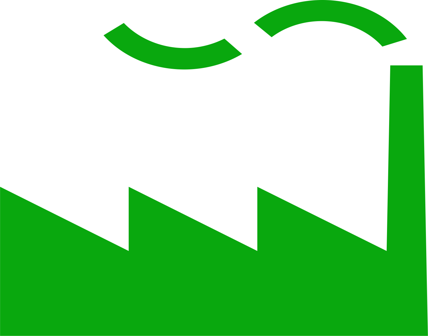 Factory Eco - Factory Icon (1452x1143), Png Download