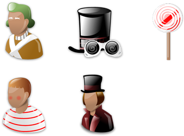 Search - Charlie And The Chocolate Factory Icon (552x296), Png Download