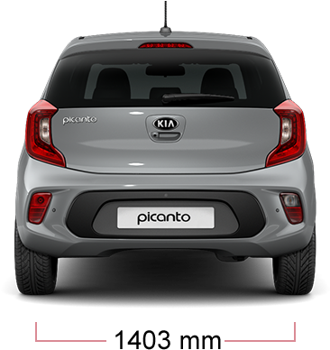 Rear View Specifications Rear View Specifications Rear - New Hyundai Santro 2018 (580x464), Png Download