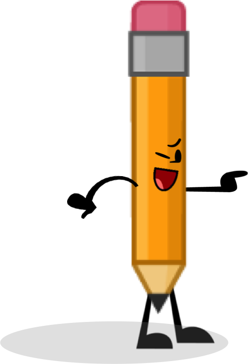 Battle For Dream Island-pencil - Battle For Dream Island Pencil And Match (506x744), Png Download