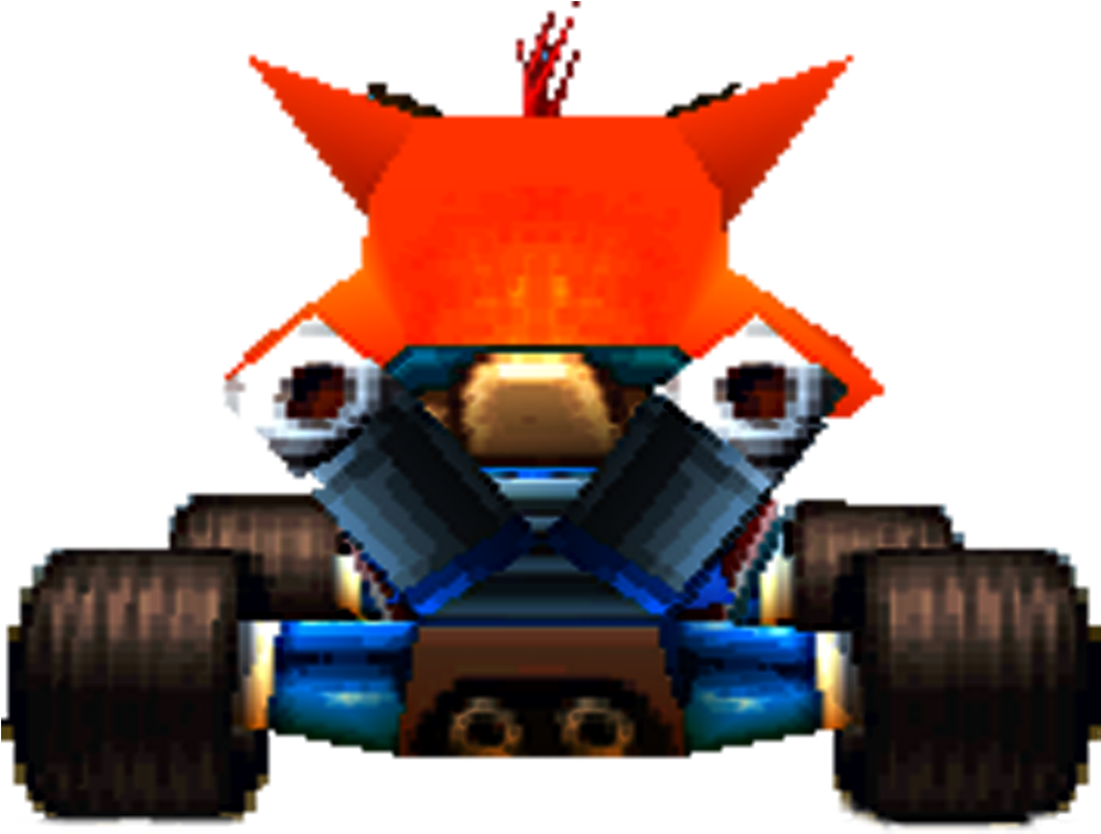 Ctr Crash In-kart - All-terrain Vehicle (1024x768), Png Download