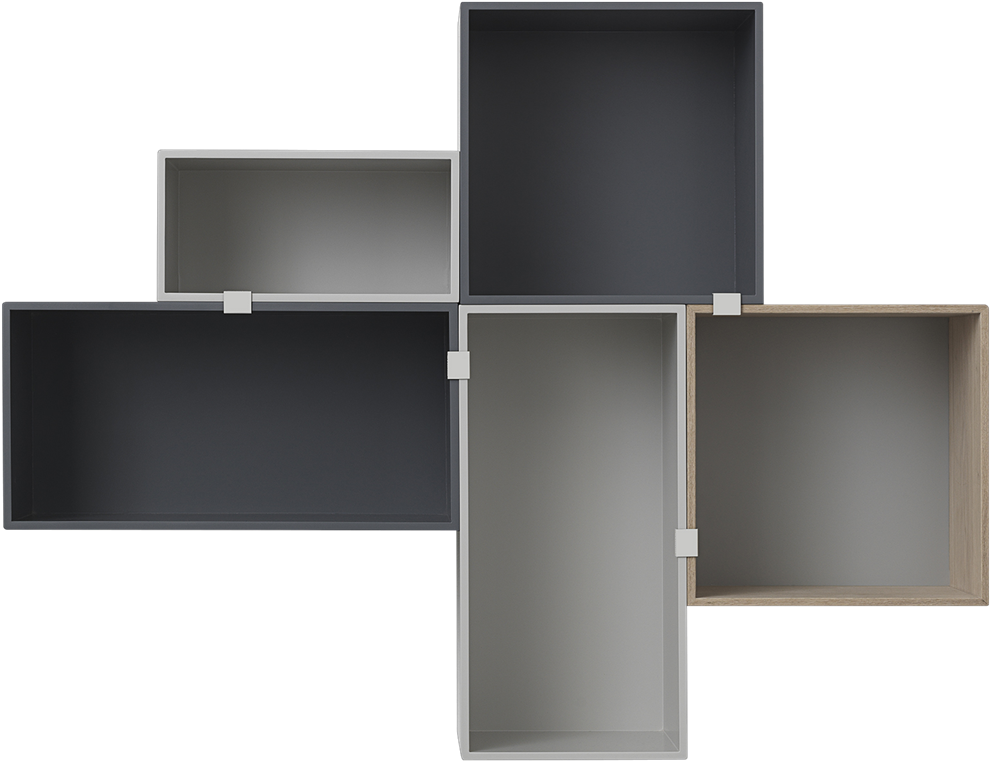 Mini Stacked Storage System Master Mini Stacked Storage - Muuto Mini Stacked (2000x2000), Png Download