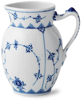Royal Copenhagen Jug - Blue And White Porcelain (720x637), Png Download