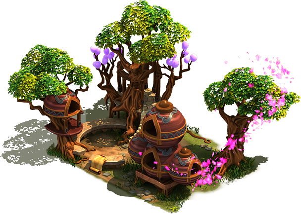 20 Manufactory Elves Magic Dust 01 Cropped - Tree (608x434), Png Download