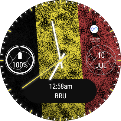 Belgian Flag Watch Face - Google Play (400x400), Png Download