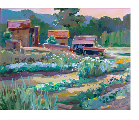 Hope Carr Original Watercolors - Tulip (506x415), Png Download