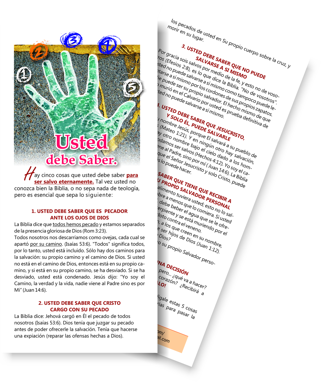 Folleto Usted Debe Saber (1024x1217), Png Download