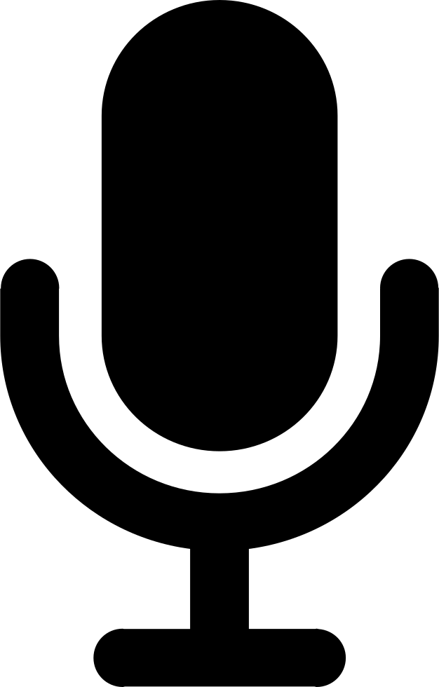 Png File - Radio Microphone Flat Icon (626x980), Png Download
